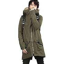 Amazon | [Aletta domani] モッズコート メンズ 裏ボア ファー