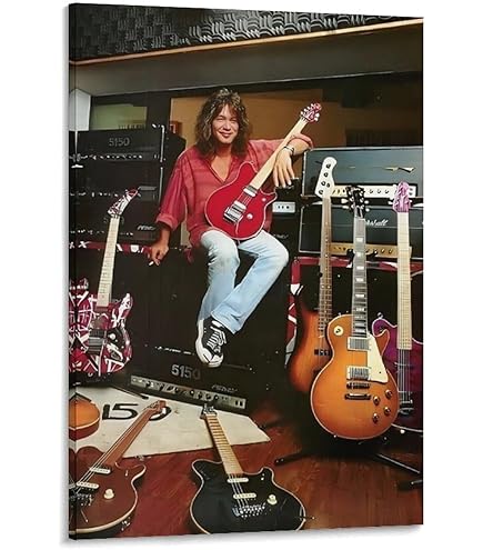 Amazon.co.jp: Eddie Van Halen 有名な歌手 ロックポスター ポスター