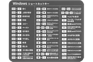 ZI:L（ジール） ショートカットキー シール 日本語 一覧 Windows ステッカー (ダークグレー)
