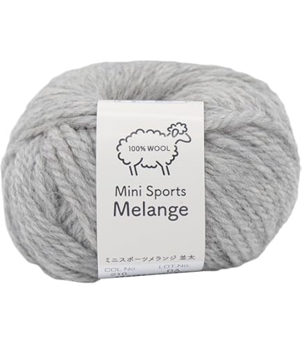 Amazon | 元廣 SKI YARN (スキー毛糸) ミニスポーツメランジ 並太 COL Amazon | 元廣 SKI YARN (スキー毛糸) ミニスポーツメランジ 並太 COL