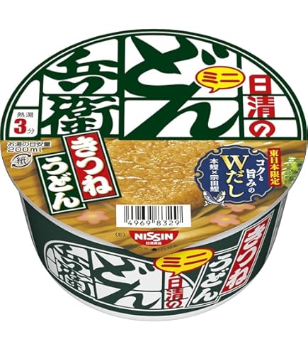 Amazon.co.jp: どん兵衛 きつねうどんミニ (西) 日清食品 カップ麺 42g