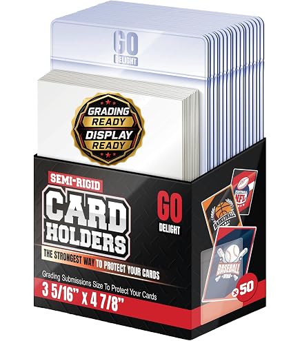Cardboard Gold Card Saver 1-200 Count - Semi Rigid Card Holder