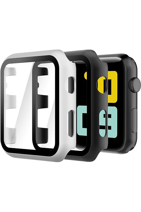 5 Pack Bands Compatible with Apple Watch Band 38mm 40mm 41mm 42mm 44mm  45mm, Soft Silicone Sport Strap Compatible with iWatch Series 7 6 5 4 3 2 1  SE Women Black/White/Stone/Pink