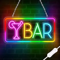 Amazon | BAR RGB ネオンサイン バー LED ネオンライト 10種類 4モード