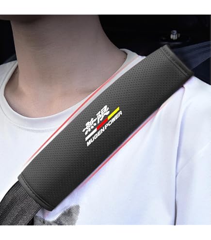 Amazon | Poecar シートベルトパッド 肩カバー ソフト素材 刺繍入り