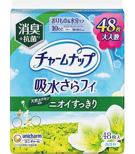 Amazon | チャームナップ 吸水さらフィ 消臭 羽なし 3cc 17.5cm 68コ入