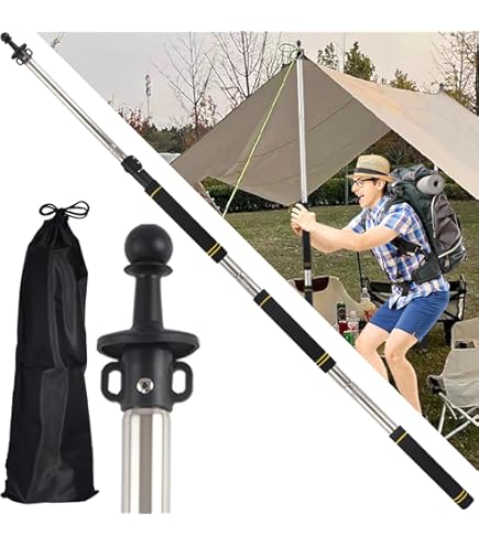 Heavy Duty Aluminum Tarp Pole Camping Tent Aluminum Tarp Poles
