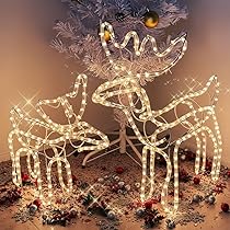 Amazon.co.jp: iimono117 イルミネーションライト 立体 屋外 3D