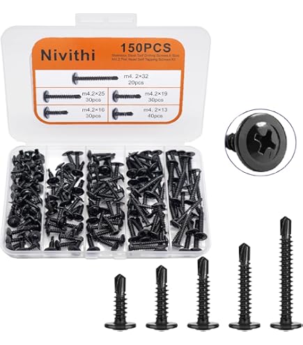 Amazon | 三価ピアスビス 鍋頭 太さ5ミリ長さ19ミリ 中身入り数 約500