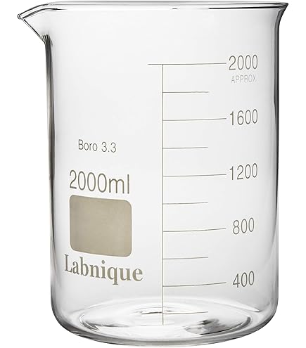 10Pcs Beaker,150ml Glass Beaker Set,Borosilicate Glass Beaker,Low Form