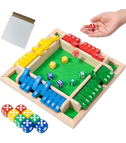 Amazon | シャットザボックス 数字 ボードゲーム 2-4人プレイ