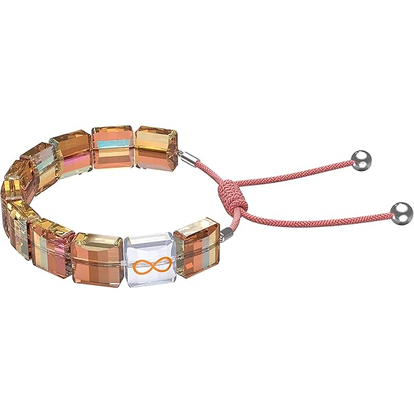 スワロフスキー製 Swarovski ピンククリスタル花モチーフブレスレット SWAROVSKI スワロフスキー レザー クリスタル ブレスレット