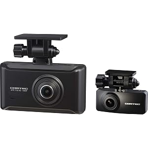 コムテック 前後2カメラ ドライブレコーダー ZDR025 前後200万画素 Full HD ノイズ対策済 夜間画像補正…
