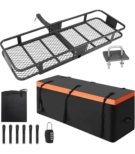 Amazon.co.jp: YGOTUY ヒッチキャリアカーゴ 深型 152x63x35cm カーゴ