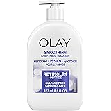 Olay Retinol 24 + Peptide Face Wash, Smoothing, Sulfate-Free, 16 oz