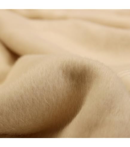 Amazon｜無印良品 カシミヤ混毛布 モカブラウン柄 シングル