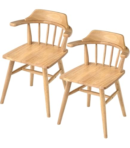 Amazon｜ダイニングチェア 天然木 オシャレ 組立簡単 ナチュラル