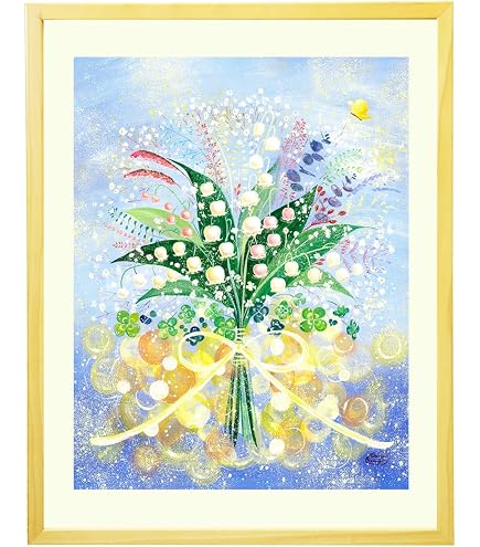 Amazon.co.jp: 絵画 インテリア 絵 「grow」 額入り おしゃれ 玄関に