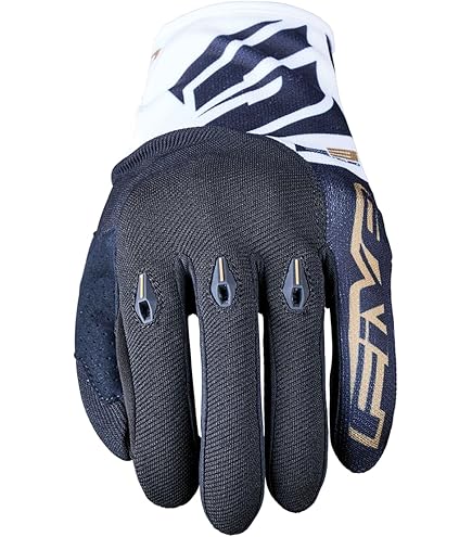 Amazon | FIVE(ファイブ) バイクグローブ ホワイト/ブラック