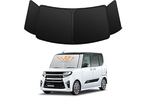 【Enhanced Version】Daihatsu Tanto LA650 Series Front Windshield Sun Shade R1.7-Present LA660S LA650S UV Protection No Suction Cups Required, Shading and Thermal Insulation, Summer, UV Protection, 6