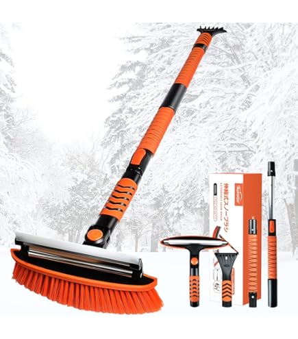Amazon.co.jp: SEG Direct (SEGディレクト) 伸縮式スノーブラシと