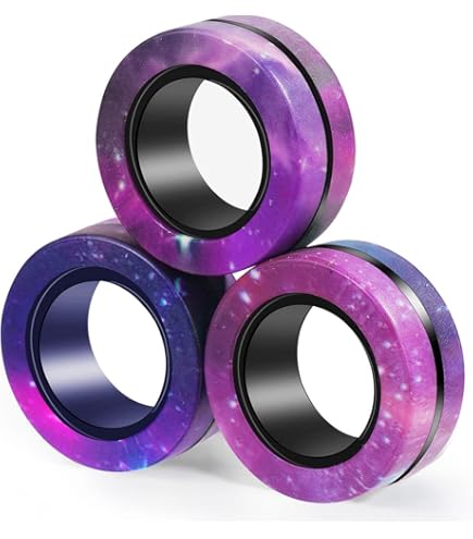 サクラ　フィジェット３点セット Amazon | Cevioceマグネットリング フィジェットトイ 3個セット