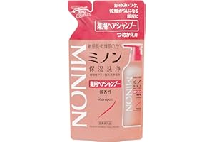 ミノン薬用ヘアシャンプー つめかえ用 380mL ヘアシャンプー 敏感肌 かゆみ フケ 保湿 乾燥対策 弱酸性 低刺激性 【医薬部外品】