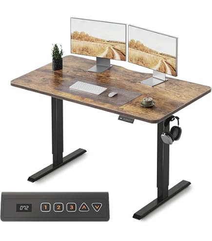 Amazon | ErGear 電動 オフィスワークテーブル 昇降式デスク