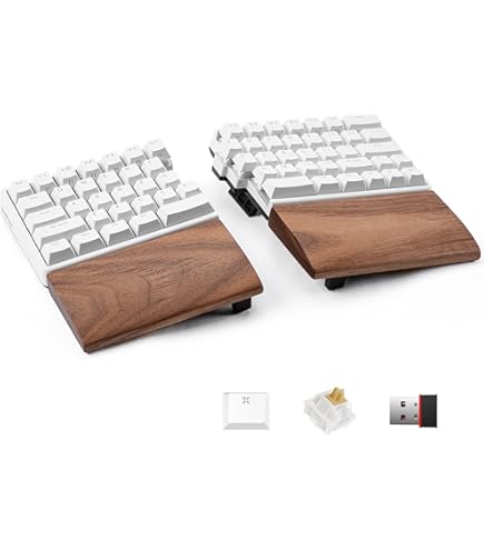 Amazon | NocFree Lite:スプリットワイヤレスメカニカルキーボード
