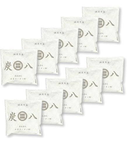 Amazon.co.jp: 出雲カーボン 炭八 スマート小袋 10袋セット 【すまいり