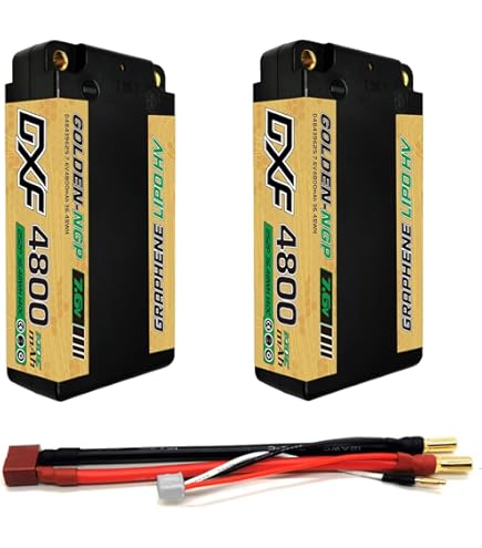 Amazon.co.jp: DXF 2S 7.6V 140C 4400mAh リポバッテリー LCG ハード