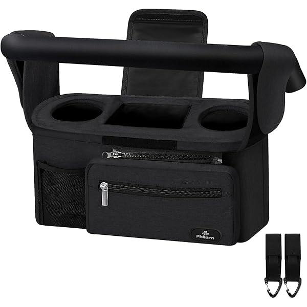 Amazon | ベビーカー バッグ オーガナイザー 大容量 ドリンクホルダー