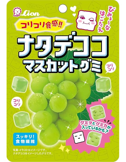 Amazon | ライオン菓子 ナタデココぶどうグミ 44g ×10個 | ライオン