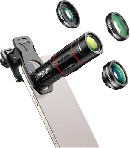 Amazon.co.jp: 4in1スマホ 望遠レンズ セット HD28倍単眼鏡 小型