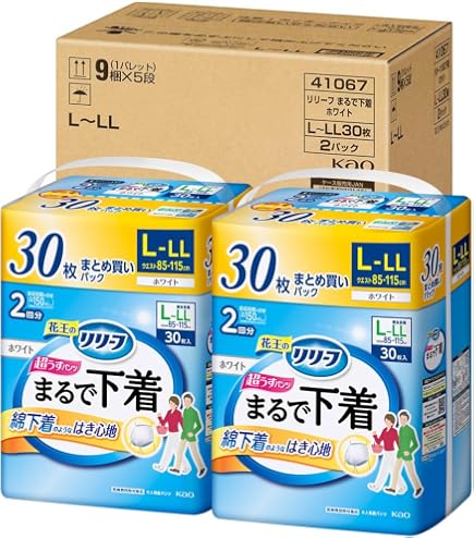 Amazon | リリーフ パンツタイプ 超うす型まるで下着 ピュアホワイト L