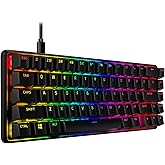 HyperX Alloy Origins 65 Mechanical Gaming Keyboard, Aqua Switch, Black