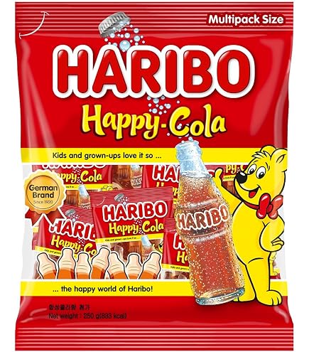 Amazon | Haribo ハリボー ミニハッピーコーラー 250g ×4個 | HARIBO
