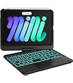 iPad mini A17Pro第7世代、キーボード、ケース　3点セット Amazon | iPad mini7 (A17 Pro、2024)ケース キーボード付き磁気