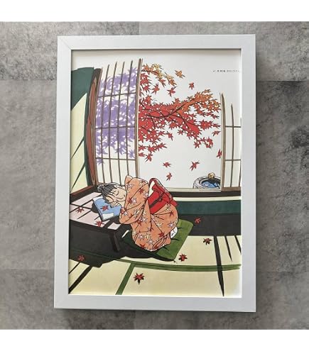 Amazon.co.jp: わたせせいぞう アートポスター（オフセット）「虹色の