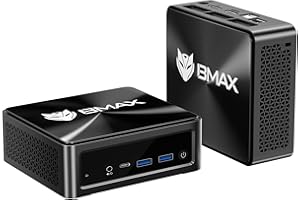 Bmax ミニpc AMD ryzen7 5825U mini pc, Windows 11 Pro 8コア16スレッド（最大4.5GHz） 小型PC,512GB NVMe SSD+DDR4 16GB, WiFi 6/BT-5.3/USB 3.2*2