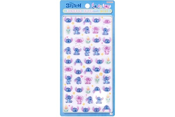 サンスター文具(Sun-Star Stationery) スティッチ ディズニー グッズ ボンボンドロップシール ミニ S8815011