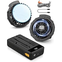 ファンバッテリーセット ペルチェ冷却プレート搭載 41400mAh大容量 Amazon.co.jp: 【2026最新半導体冷却×超強暴風×41400mAhバッテリー