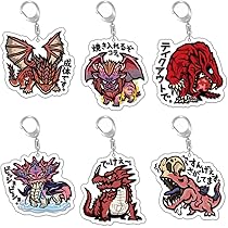 モンハン　キーホルダー イーカプコン |モンスターハンター ストーリーズ アクリル