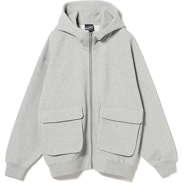 Amazon.co.jp: [ビームス] ブルゾン プリント ジップアップ フーディ