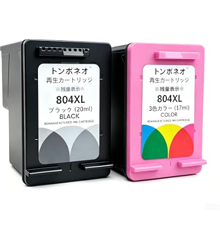Amazon.co.jp: HP 804XL 純正 インクカートリッジ カラー 増量 T6N11AA
