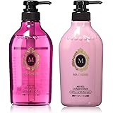 【まとめ買い】 MACHERIE(マシェリ) エアフィール シャンプー ポンプ+コンディショナー ポンプ (さらさら なめらか) セット 450ml×2個 本体