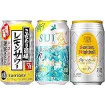 Amazon.co.jp: 翠ジンソーダ レモンサワー ハイボール 3種飲み比べ