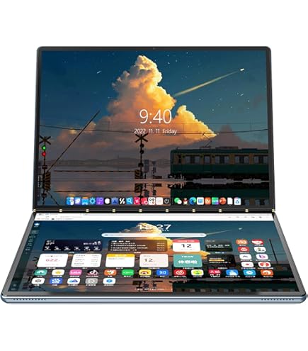 Amazon.co.jp: GZBOX 16インチ デュアルタッチスクリーン ノート