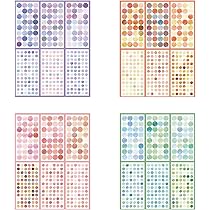 Amazon.co.jp: ZiSyouMa カラーラベル 丸 【1248ピース