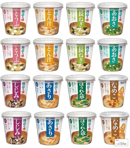 Amazon.co.jp: マルコメ カップ みそ汁 料亭の味 【 限定 全16食 】 8